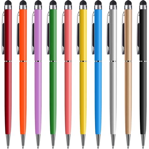 Stylus Pens for Touch Screens - Universal Stylus Ballpoint Pen for iPad iPhone Tablet Laptops ...