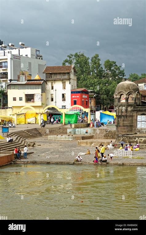 Godavari ghat nashik hi-res stock photography and images - Alamy