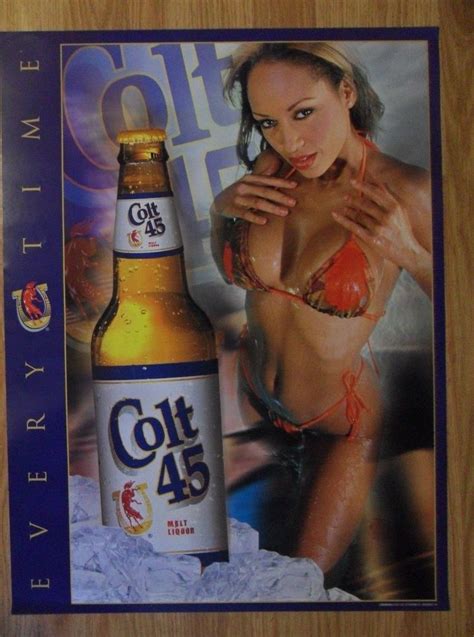 Sexy Girl Beer Poster Colt 45 Malt Liquor Everytime Bikini | eBay | beer ads | Beer girl, Beer ...