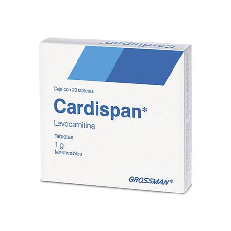 Cardispan 20 tabletas masticablesc