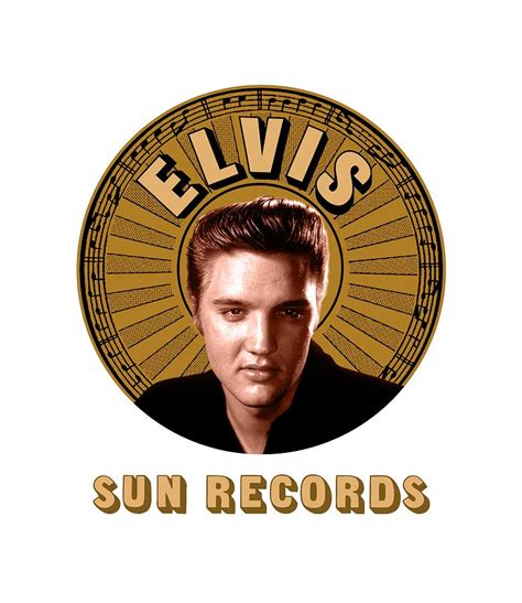 Elvis Presley - Sun Records Digital Art by David Richardson