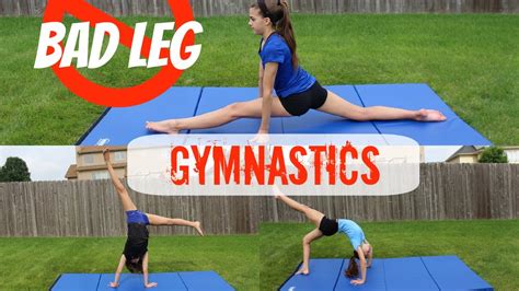 Bad Leg Gymnastics Challenge - YouTube