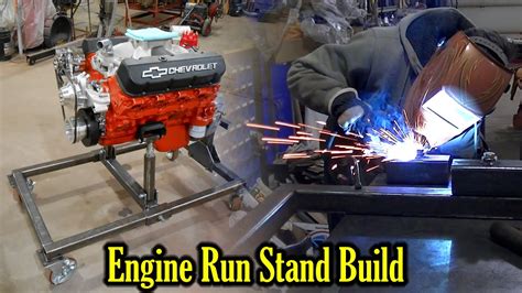 Engine Run Stand Build Part 1 - YouTube