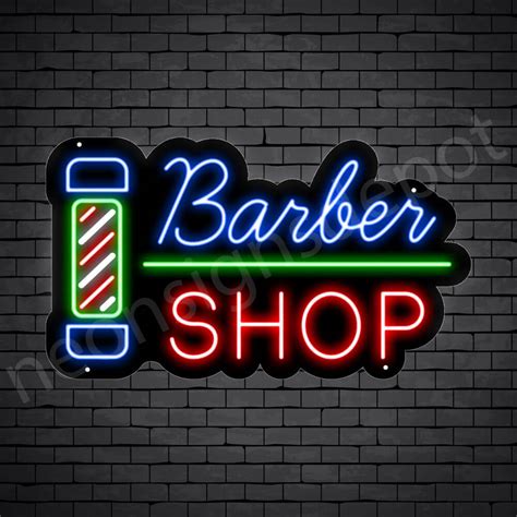 Barber Neon Sign Barbershop - Neon Signs Depot