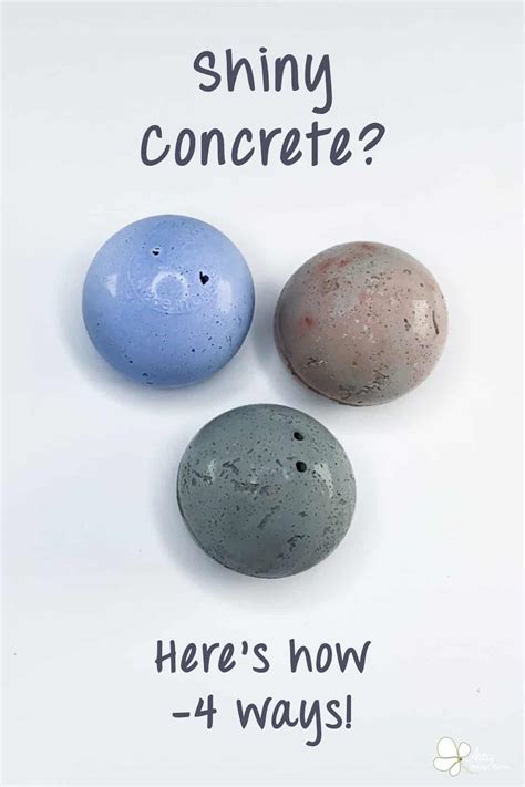 How to Make Concrete Shiny & Smooth (for Crafts) - Artsy Pretty Plants