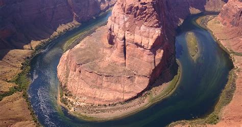 Horseshoe bend aerial view HD wallpaper | Pxfuel