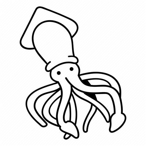 Ocean, fish, sea, animal, wildlife, squid, aquatic icon - Download on Iconfinder