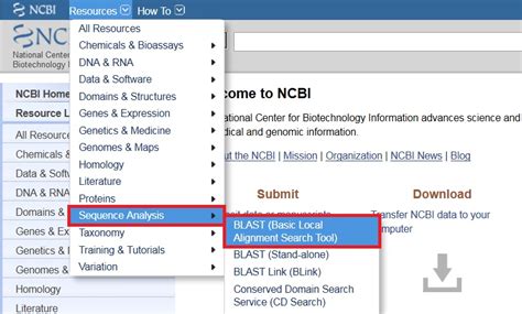 BLAST: Compare & identify sequences - NCBI Bioinformatics Resources: An ...