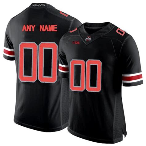 2020 Custom Mens Ohio State Buckeyes College Football Limited White Red ...