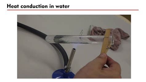 Conduction in liquid and gas - YouTube