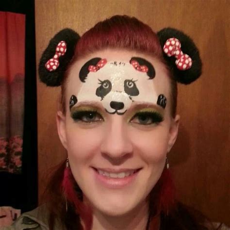 Crafty Panda Halloween Makeup - 366 Tech