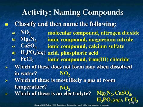 Chapter 3: Chemical Compounds. - ppt download