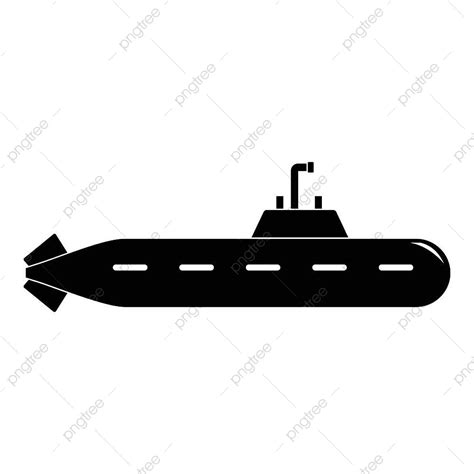 Silhouettes Submarine Silhouette Vector PNG, Military Submarine Icon ...