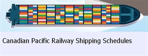 Canadian Pacific Railway Sailing Schedules,Voyages Routes,Vessel Ports