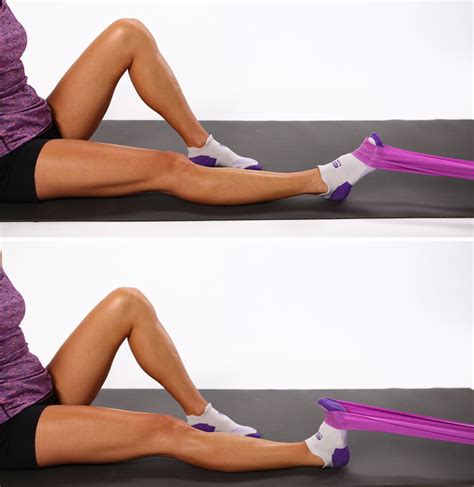 Dorsi Flexion With Resistance Band | 7 Important Exercises You're Probably Neglecting | POPSUGAR ...