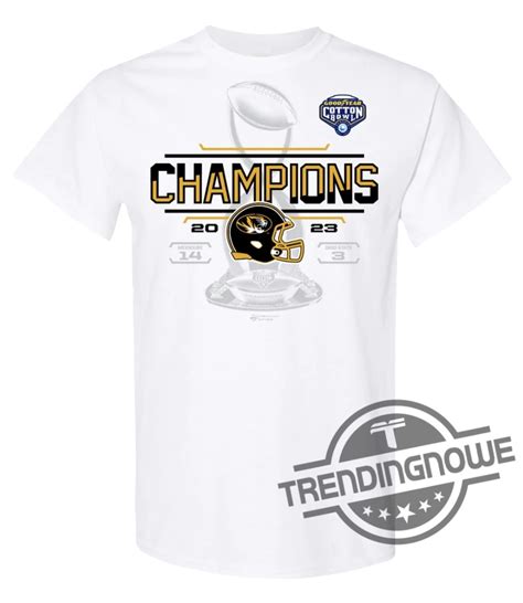 Mizzou Cotton Bowl Shirt 2023 Cotton Bowl Champions Score Shirt - Ko-fi ...