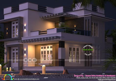 4 bedroom 1500 sq-ft modern home - Kerala Home Design and Floor Plans ...