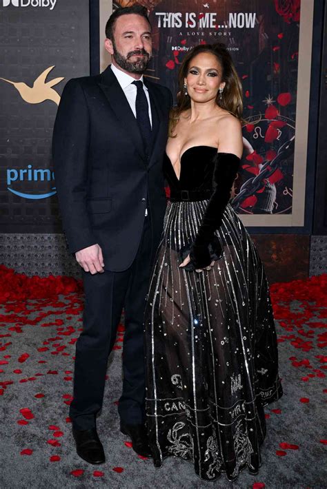 Jennifer Lopez Steps Out with Ben Affleck at Premiere of Film in L.A.