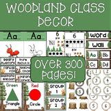 Calm Nature/Woodland Alphabet Posters by The Bookish Teacher | TPT