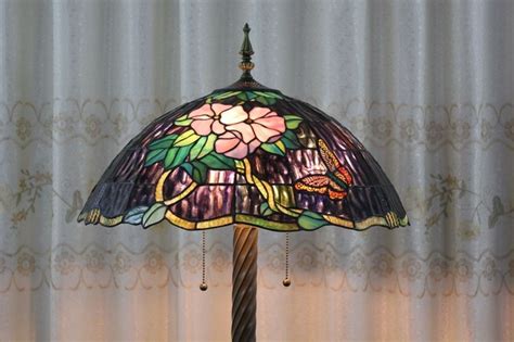 Pink Flower Tiffany Floor Lamp - Transitional - Floor Lamps - raleigh ...