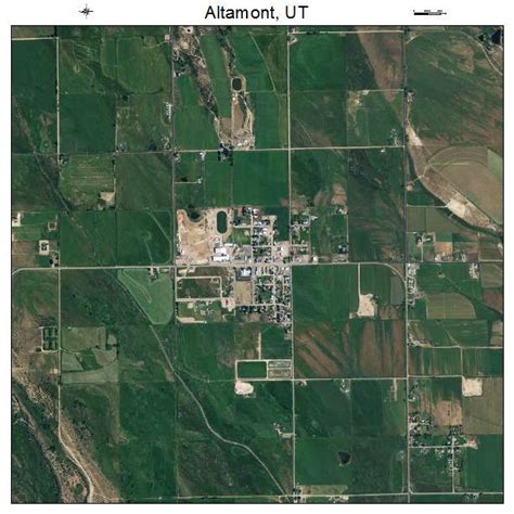 Aerial Photography Map of Altamont, UT Utah