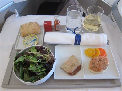 Air France Boeing 777 300ER business class onboard meal services | Boeing 777, Air france, Boeing