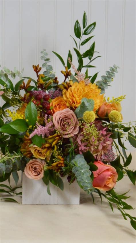 Autumn Wildflower Wedding Bouquets