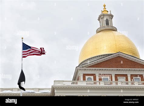 Massachusetts State House Dome Stock Photo - Alamy