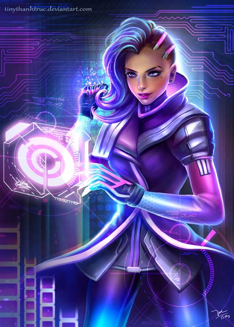 Sombra Overwatch Fanart by TiNyThanhTruc on DeviantArt