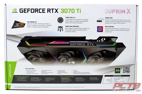 MSI GeForce RTX 3070 Ti SUPRIM X 8G Review - Page 2 Of 7 - PCTestBench