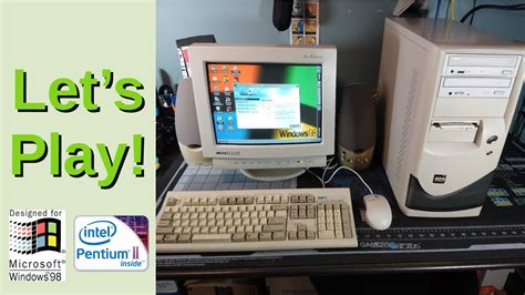 Pentium II Windows 98 PC - Part 3: Let's Play! - YouTube