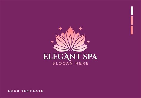 Premium Vector | Luxury lotus flower beauty spa logo design