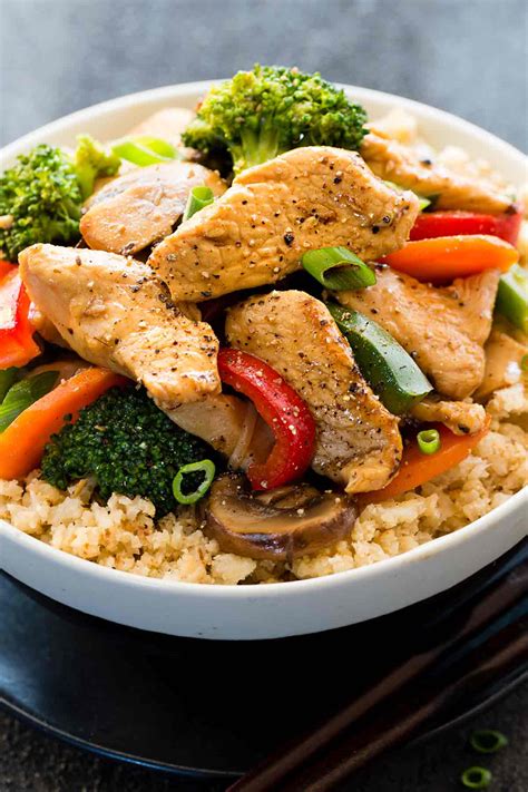 Chinese Chicken Stir-Fry with Whole30 Ingredients - Jessica Gavin