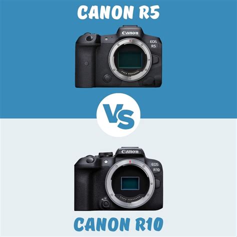 Canon R5 VS Canon R10 - Which camera to choose and why?