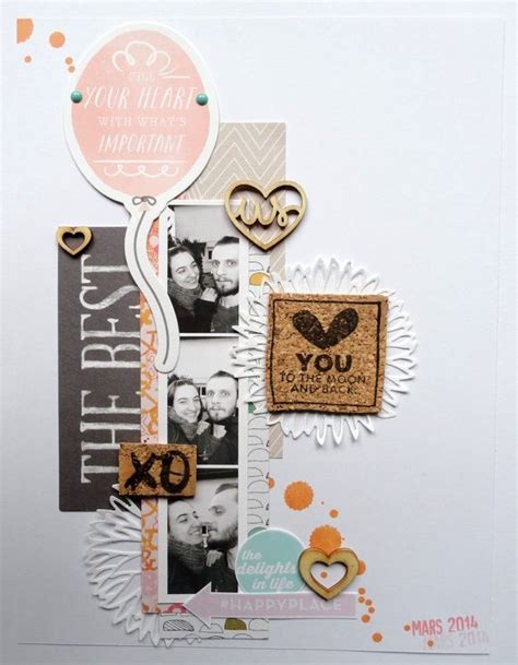 12 Scrapbook Layout Ideas for Couples in Love | Birthday scrapbook ...