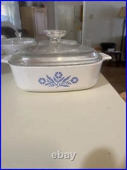 Vintage corning ware blue cornflower set - Vintage Corning Ware