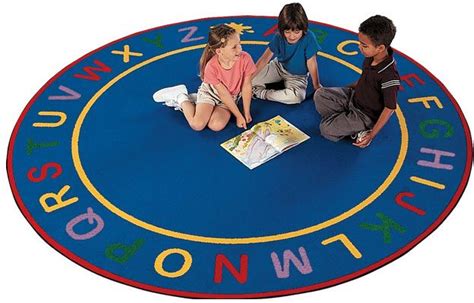 Alpha Classroom Rug 6' Round | Carpets for kids, Kids rugs, Classroom rug