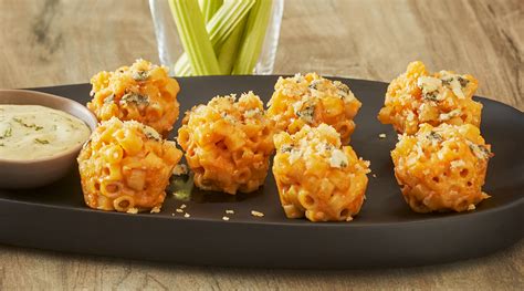 Buffalo Macaroni and Cheese Bites Recipe | Wisconsin Cheese