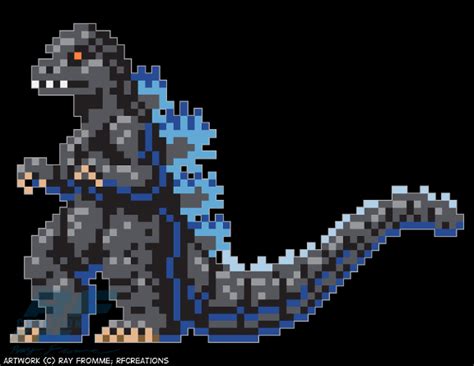 Pixel Godzilla 1989 by AlmightyRayzilla on Newgrounds