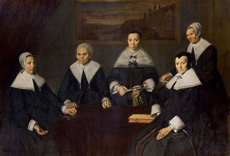 Frans Hals, The Regentesses of the Old Men’s Home in Haarlem. 1664 ...