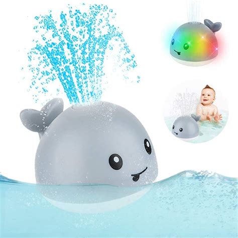 Spray Bath Toys, With Led Light Up Sprinkler Toy For Kids Toddler ...