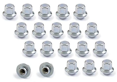 OER 7/16"-20 Chrome Lug Nut for Factory GM Aluminum Wheel - Set of 20 - Exact Reproduction ...