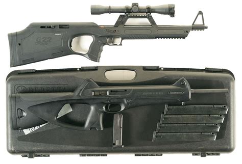 Two Semi-Automatic Carbines -A) Walther Model G22 Semi-Automatic Carbine with Scope B) Beretta Mode