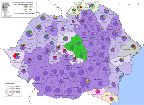 Ethnolinguistic map of Romania, 1930 | Romania map, Map, Romania