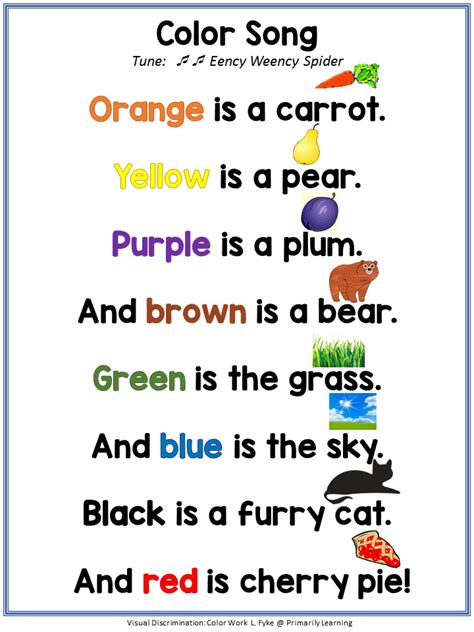 Early Literacy With Colors | Primarily Learning