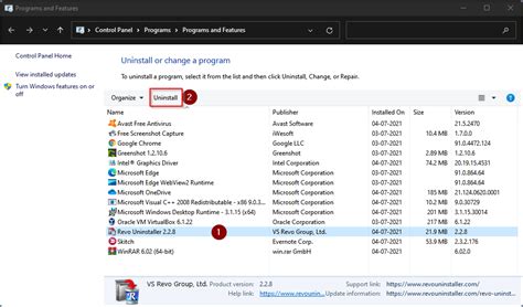 Uninstall Programs In Windows 11