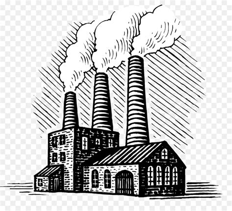 Industrial Revolution Factories Drawings
