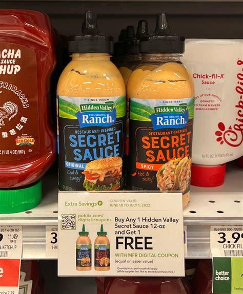 Hidden Valley Secret Sauce Just $2 Per Bottle At Publix - iHeartPublix