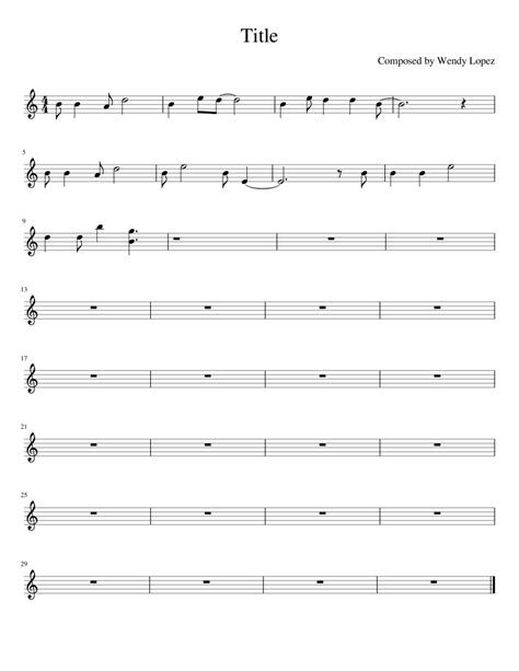 White Noise Sheet music for Piano | Download free in PDF or MIDI ...