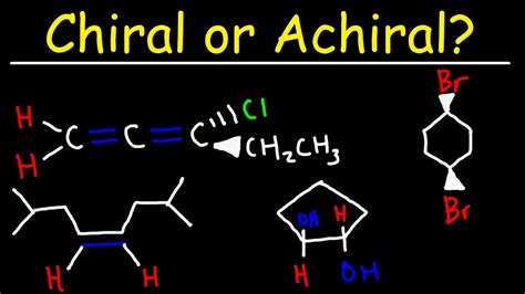 Chiral and Achiral Molecules - Allenes and Alkenes - YouTube